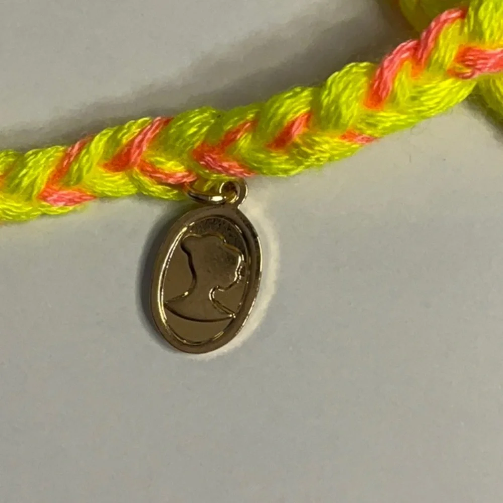 Free People X Ariana Ost “At The Market” Necklace ~ Neon Yellow/Orange; NWT - Picture 13 of 16